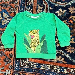 Mini Rodini jaguar sweatshirt size 80/86 (9-18 months)